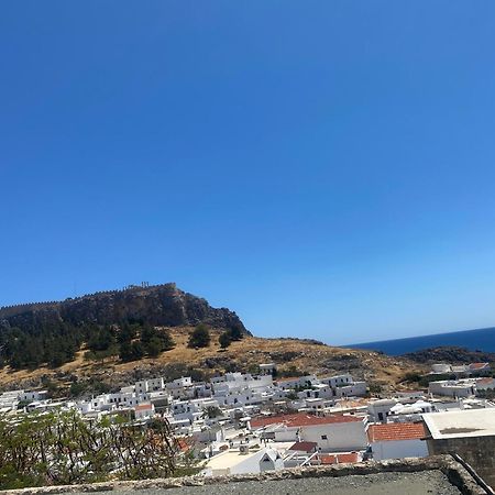 Villa Valasia Lindos With Acropolis View Exterior foto